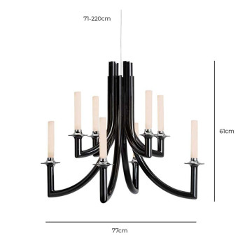 Specification Image for Kartell Khan Chandelier