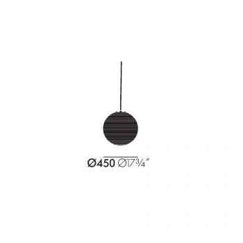 Specification image for vitra Akari 45A Pendant Light