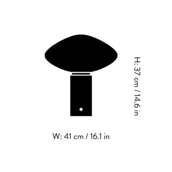 Specification Image for Mist AP17 Table Lamp
