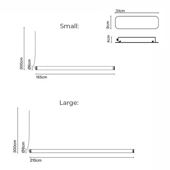 Specification Image for Marset Fris LED Suspension