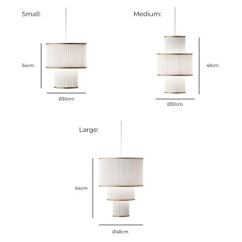 Specification Image for Le Klint Plivello Pendant