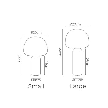 Specification Image for Northern Kin LED Table Lamp