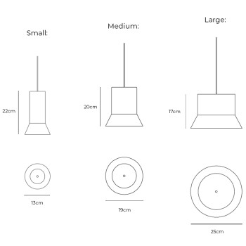 Specification Image for Normann Copenhagen Hat Pendant