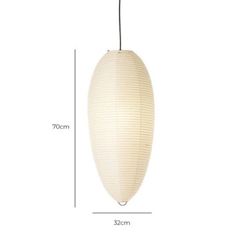 Specification Image for Vitra Akari 23A Pendant