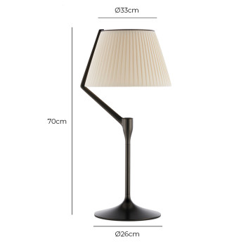 Specification Image for Kartell Angelo Stone LED Table Lamp