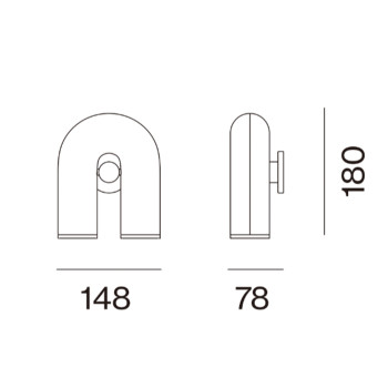 Specification Image for AGO Cirkus Wall Light