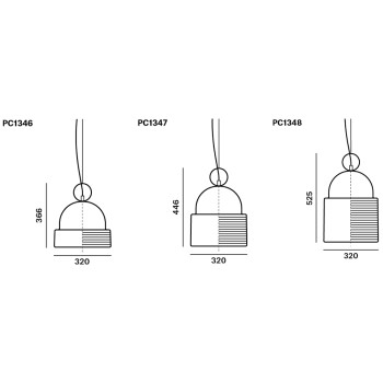 Specification Image for Brokis Dome LED Pendant