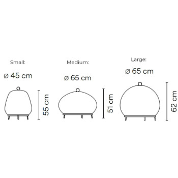 Specification Image for Vibia Knit LED Table/Floor Lamp