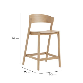 Specification Image for Muuto Cover Counter Stool