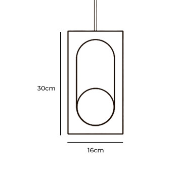 Specification Image for Lee Broom Mythos Pendant