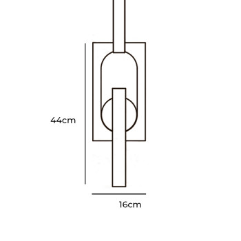 Specification Image for Lee Broom Mythos Duo Pendant