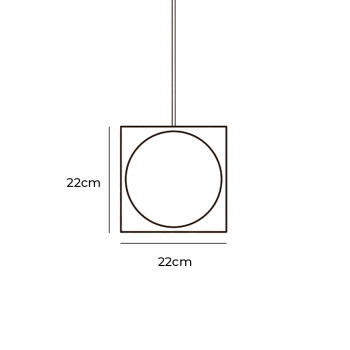 Specification Image for Lee Broom Solstice Pendant