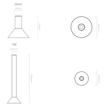 Specification Image for CTO Lighting Torres Ceiling Light
