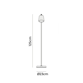 Specification image for New Works Material Floor Lamp