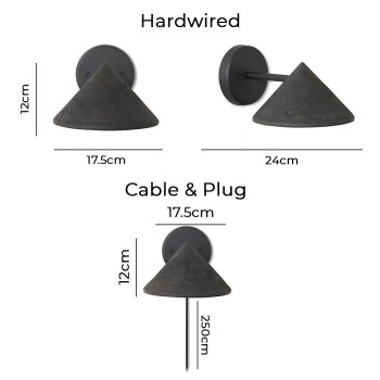 Specification Image for Mater Terra Wall Light