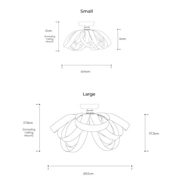 Specification Image for Tom Raffield Skipper Ceiling Light