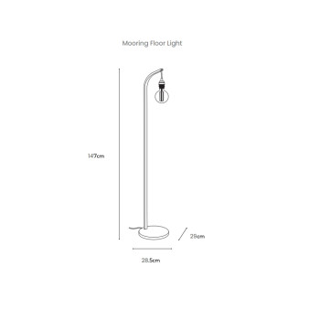 Specification Image for Tom Raffield Noctis Mooring Floor Lamp