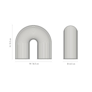 Specification Image for the Vuelta LED Portable Lamp