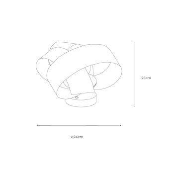 Specification Image for Tom Raffield Verso Portable Lamp