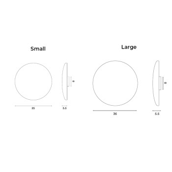 Specification Image for Northern Glint LED Wall Light