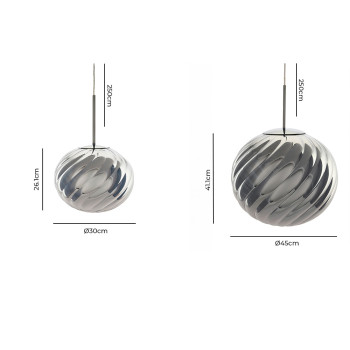 Specification Image for Tom Dixon Whirl Pendant