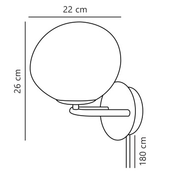 Specification Image for Design For The People Shapes Wall Light