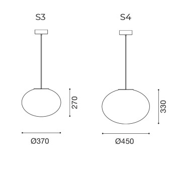 Specification Image for Established & Sons Filigrana Ellipse Pendant