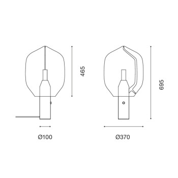 Specification Image for Established & Sons Lighthouse LED Table/Floor Lamp