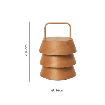 Specification Image for Ferm Living Luver LED Portable Lamp