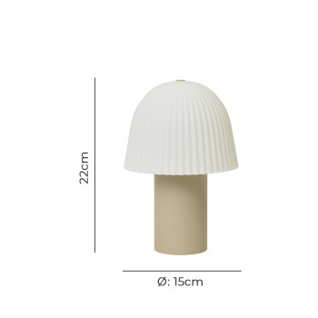 Specification Image for Ferm Living Frill LED Portable Lamp