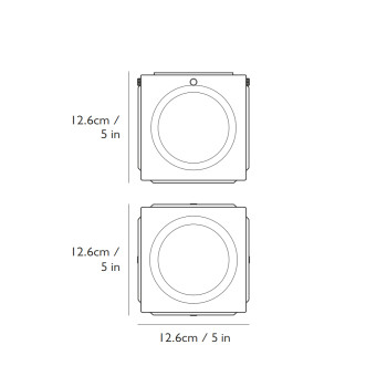 Specification Image for Lee Broom Chant Wall Light