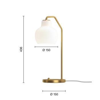 Specification Image for Louis Poulsen VL Ring Crown Table Lamp