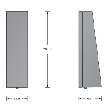 Specification Image for BEGA 33514 LED Wall Light