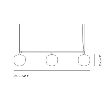 Specification Image for Muuto Rime Rail Lamp