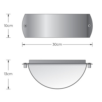 Specification Image for BEGA 31453 Wall Light