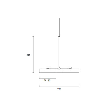 Specification Image for RUBN James LED Chandelier