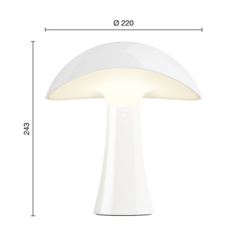 Specification Image for Louis Poulsen Rumee LED Portable Lamp