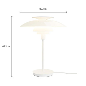 Specification Image for Louis Poulsen PH 80 Table Lamp