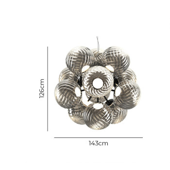 Specification Image for Tom Dixon Whirl Burst LED Chandelier