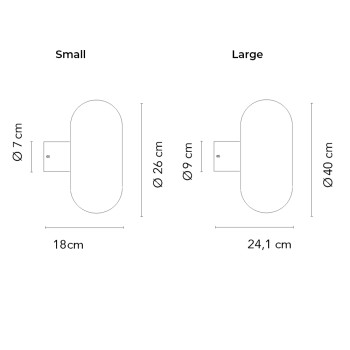 Specification Image for Fontana Arte Fontanella Wall Light