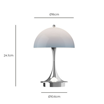 Specification Image for Louis Poulsen Panthella Originals 160 V3 LED Portable Lamp