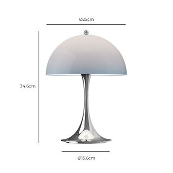 Specification Image for Louis Poulsen Panthella Originals 250 V3 LED Portable Lamp