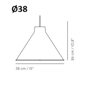 Specification Image for Muuto Top Pendant Light