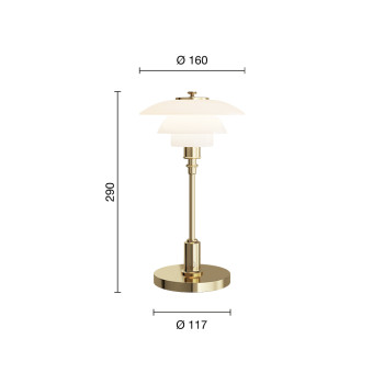 Specification Image for Louis Poulsen PH 1/1 Portable LED Lamp