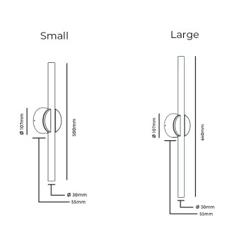 Specification Image for Tala Kilter II Wall Light