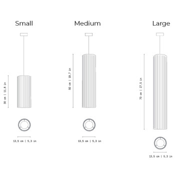 Specification Image for a-emotional light Núa Pendant