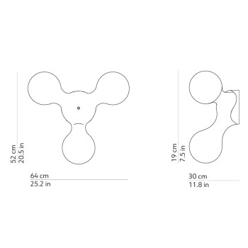 Specification Image for KDLN Atomium Wall/Ceiling Light