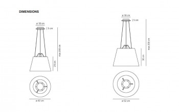 Specification image for Artemide Tolomeo Mega Suspension