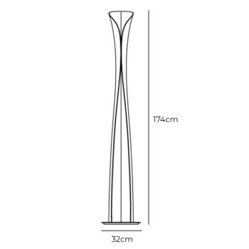Specification Image for Artemide Cadmo LED Floor Lamp