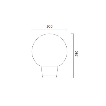 Specification Image for Zero Shibuya Table Lamp